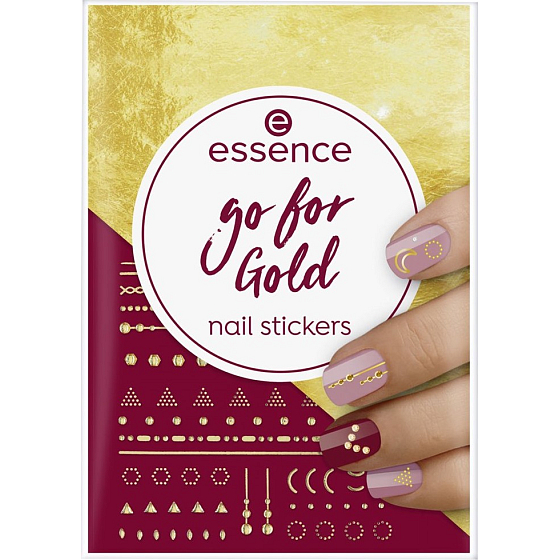 Essence Go for Gold Nail Stickers nail stickers 74 pieces