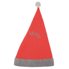 Textile Santa hat red 47 cm