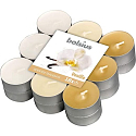 Bolsius Aromatic Vanilla - Vanilla scented tealight candles 18 pieces, burning time 4 hours