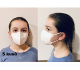Crdlight Respirator FFP2 face mask for children white 5 pieces