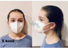 Crdlight Respirator FFP2 face mask for children white 5 pieces