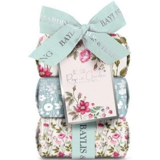 Baylis & Harding Royal Garden toilet luxury soap 3 x 100 g, cosmetic set