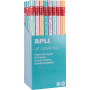 Apli Gift Wrapping Paper 70 x 200 cm Nordik Fun Pastel Orange - Flowers