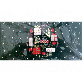Albi Gift box Christmas rosette 22.3 x 11 x 2 cm