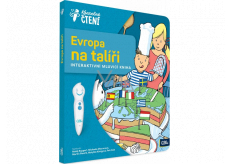 Albi Kouzelné čtení interaktivní kniha Evropa na talíři, věk 6-12