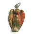 Unakit Angel guardian pendant natural stone hand cut 1,7 cm 1 piece, stone of personal growth and visions