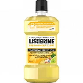 Listerine Fresh Ginger & Lime Zero Alcohol Mouthwash 500 ml