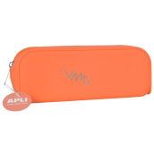 Apli Fluo Pencil case silicone neon orange 185 x 75 x 55 mm