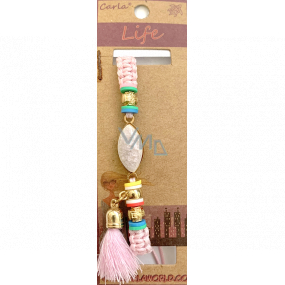 Albi Jewelry Bracelet knitted Tear, Tassel protection, energy 1 piece different colors