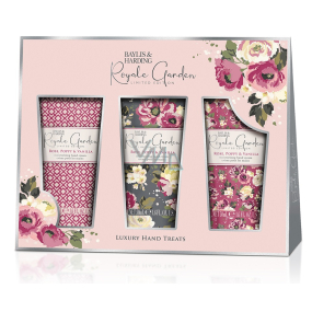 Baylis & Harding Rose, poppy & vanilla hand cream 3 x 50 ml, cosmetic set for women