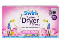 Swirl Spring Fresh Scented Dryer Napkins 35 pieces