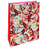 Nekupto Gift paper bag 32,5 x 26 x 13 cm Christmas houses red