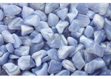 Chalcedony Malawi Tumbled natural stone, 5-10 g, approx. 2,5 - 3,5 cm, 1 piece, stone of love, joy