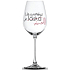 Nekupto Funny wine glass with print All I need is wine!!! 440 ml