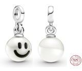 Charm Sterling silver 925 My Happy Smiley - Mini Medallion, bracelet pendant symbol