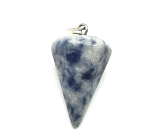 Sodalite pendulum natural stone 2,2 cm