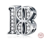 Charm Sterling silver 925 18 anniversary, bead on bracelet