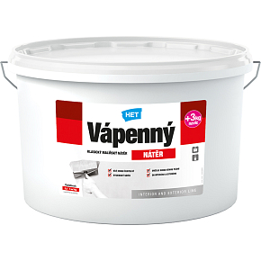 HET Lime Paint, White, 12+3 kg