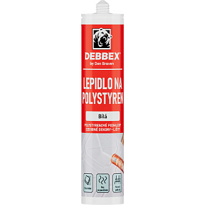 Den Braven glue for polystyrene, white, 310 ml Den Braven glue for polystyrene, white, 310 ml