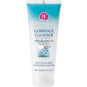 Dermacol Gommage Cleanser facial cleansing gel with Australian teapot 100 ml