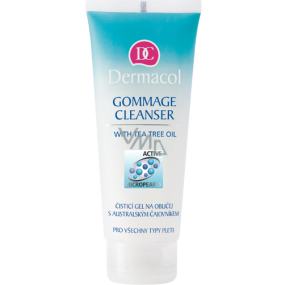 Dermacol Gommage Cleanser facial cleansing gel with Australian tea tree 100 ml