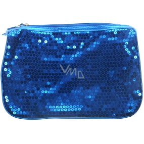Dermacol Etue fabric blue with blue glitters 25 x 17 x 7.5 cm