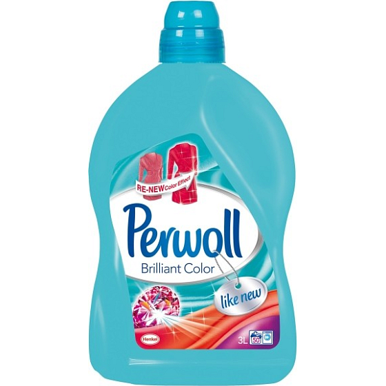 Perwoll Brilliant Color liquid washing gel for colored laundry 3 l