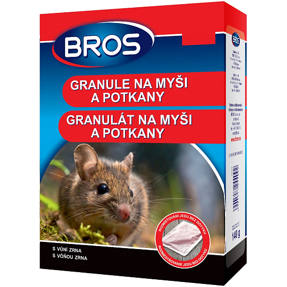 Bros Mouse and rat granules 10 x 25 g