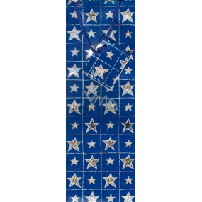 Nekupto Gift Paper Bag for Bottle 33 x 10 x 9 cm Blue stars GLH