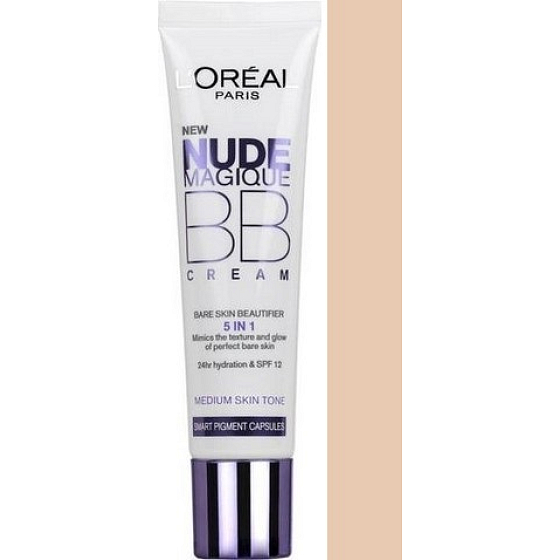 Loreal Nude Magique 5in1 SPF12 BB Cream Medium Skin 30 ml