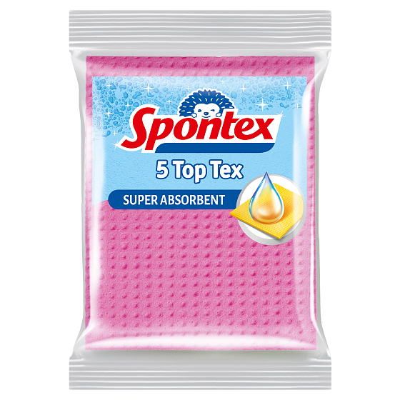 Spontex Top Tex Multipurpose Sponge Cloth 5 pcs