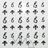 Absolute Cosmetics Self-adhesive nail stickers 1236 1 sheet