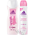 Adidas Control Smooth Shower Gel 250 ml + Control Ultra Protection antiperspirant deodorant spray for women 150 ml, cosmetic set