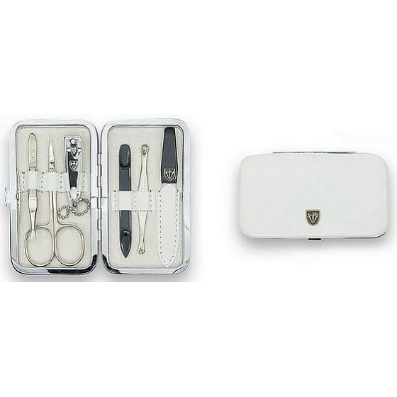 Kellermann 3 Swords Luxury manicure Articial Leather made of high quality artificial leather White 7847 PN