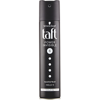Taft Invisible Power Mega Strong Hair Spray, Fixation 5, 250 ml