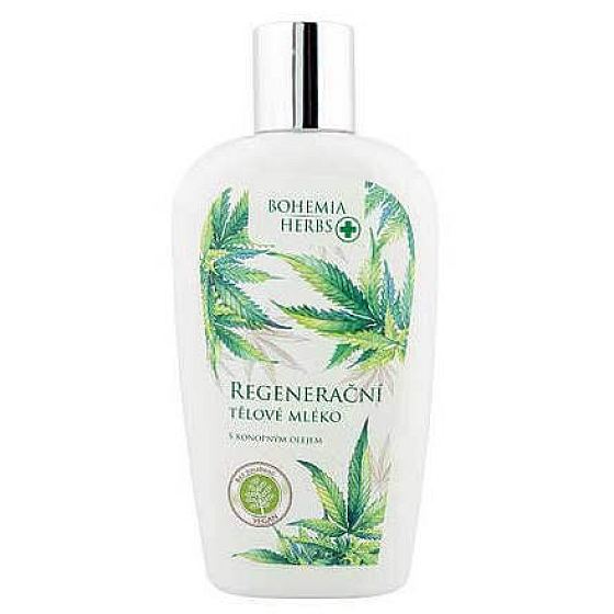 Bohemia Gifts Cannabis Hemp Oil Regenerating Body Lotion 250 ml