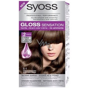 Syoss Gloss Sensation Gentle hair color without ammonia 5-1 Brown cappuccino 115 ml