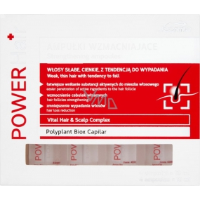 Joanna Power Hair strengthening and nourishing anti-hair loss serum 4 x 10 ml