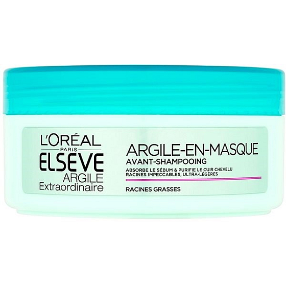 Loreal Paris Elseve Argile Extraordinarie Clay cleansing mask for fast lubricating hair 150 ml