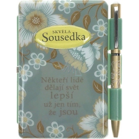 Albi Notebook with pen Great neighbor 100 x 80 x 20 mm