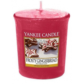 Yankee Candle Frosty Gingerbread - Gingerbread with icing scented votive candle 49 g