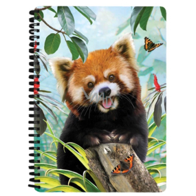 Prime3D notebook A5 - Panda Red 14.8 x 21 cm