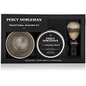 Percy Nobleman Shaving Cream 100 g + shaving brush + shaving bowl, cosmetic shaving set for men