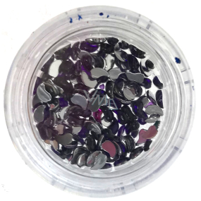 Professional Nail decorations rhinestones teardrop purple 132