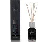 Millefiori Milano Natural Nero - Black Diffuser 100 ml + 7 stalks 25 cm long for smaller spaces lasts 5-6 weeks