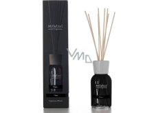 Millefiori Milano Natural Nero - Black Diffuser 100 ml + 7 stalks 25 cm long for smaller spaces lasts 5-6 weeks