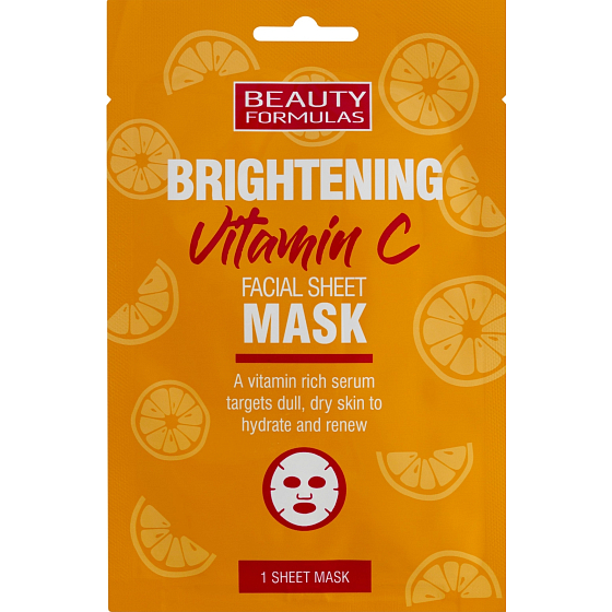 Beauty Formulas Brightening Brightening Face Mask with Vitamin C