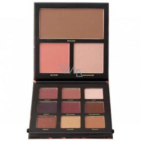 Barry M Velvet MultiPurpose Palette multifunctional palette of eye shadows, blush, bronze and brightener 25 g