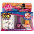 Bo-Po Supergal peeling nail polish purple 2.5 ml + peeling nail polish orange 2.5 ml + nail stickers, cosmetic set for children