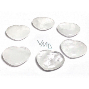 Crystal Hmatka, healing gemstone in the shape of a heart natural stone 3 cm 1 piece, stone stones